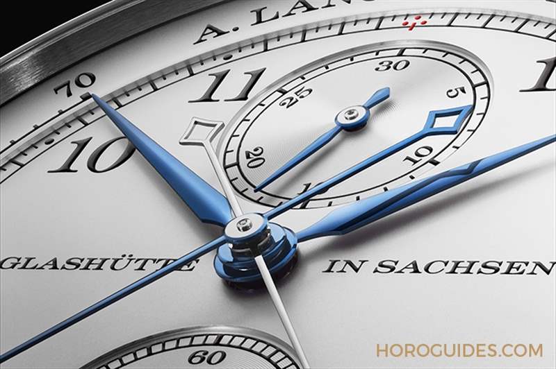 朗格1815 Rattrapante追針計時碼表尊貴鉑金呈現(xiàn)頂級工藝-復刻表