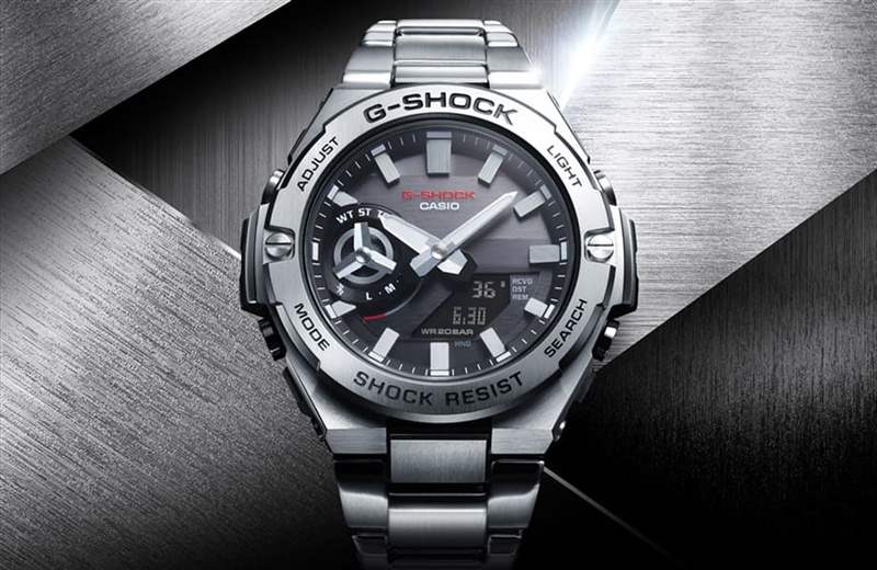 GST-B500號稱G-STEEL系列史上最輕、最薄的作品。（G-SHOCK官網(wǎng)）