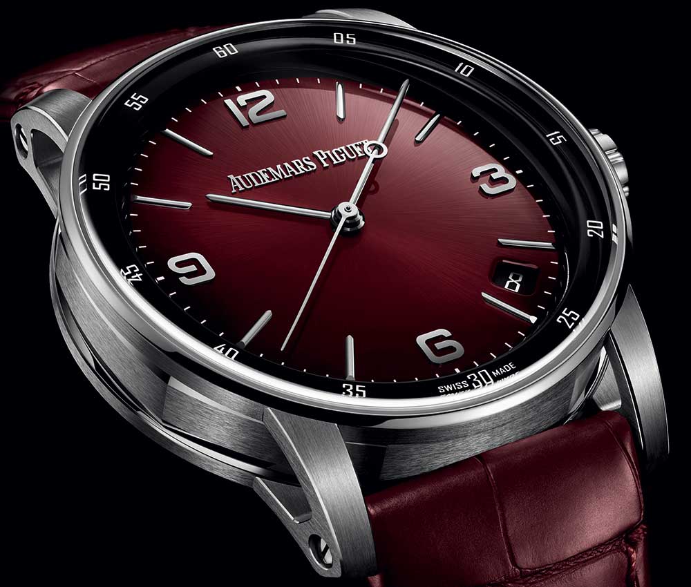 愛(ài)彼代碼 11 59 煙熏表盤(pán)特寫(xiě)表盤(pán)