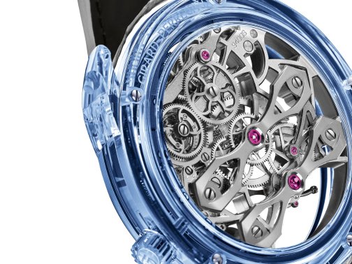 精工表全鏤空三橋陀飛輪8枚限量款藍寶石水晶表殼腕表