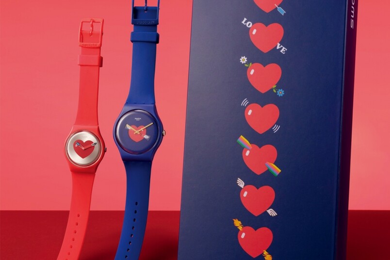 Swatch推出2022七夕限定系列以時(shí)間表達(dá)愛意