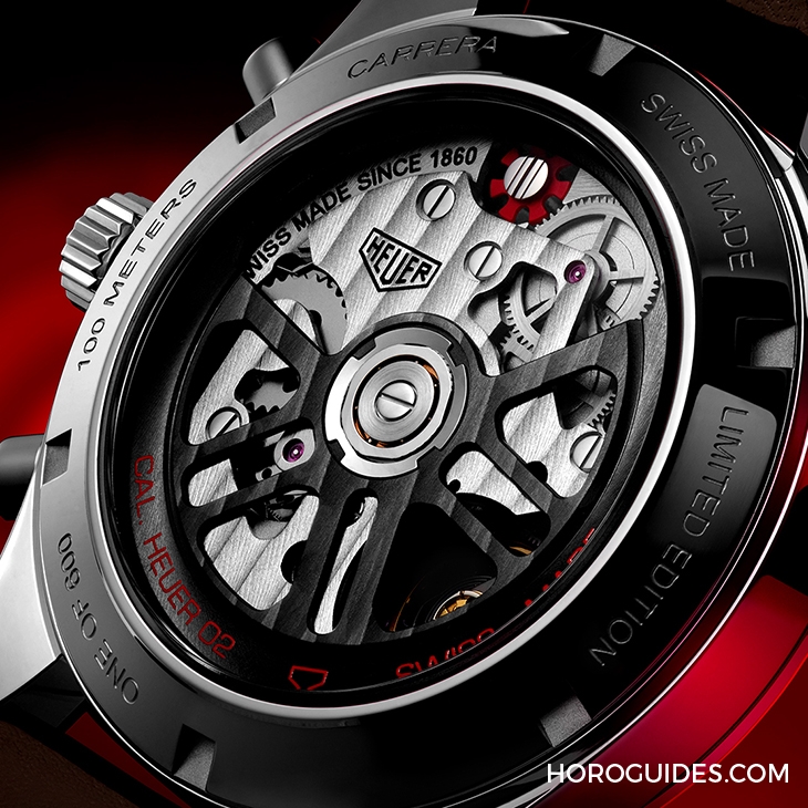 TAG HEUER - 高調復古感！ TAG Heuer CARRERA紅面限量計時腕表
