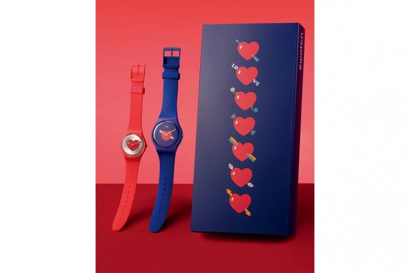 Swatch推出2022七夕限定系列以時(shí)間表達(dá)愛意