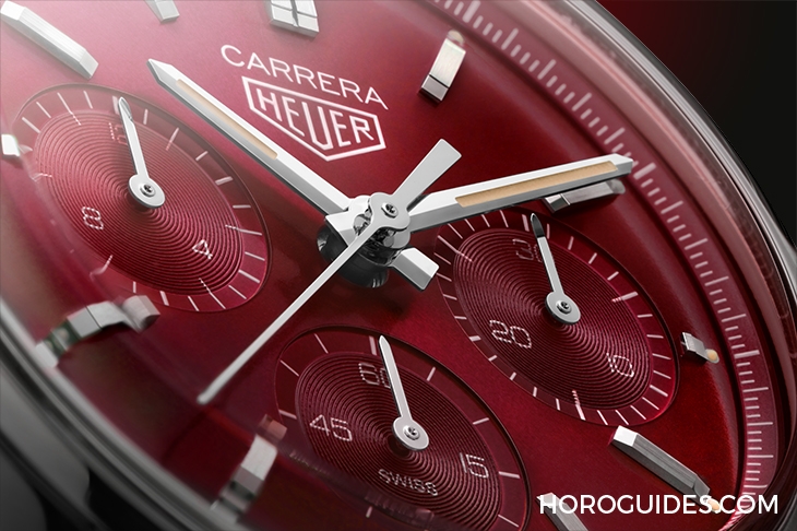 TAG HEUER - 高調復古感！ TAG Heuer CARRERA紅面限量計時腕表