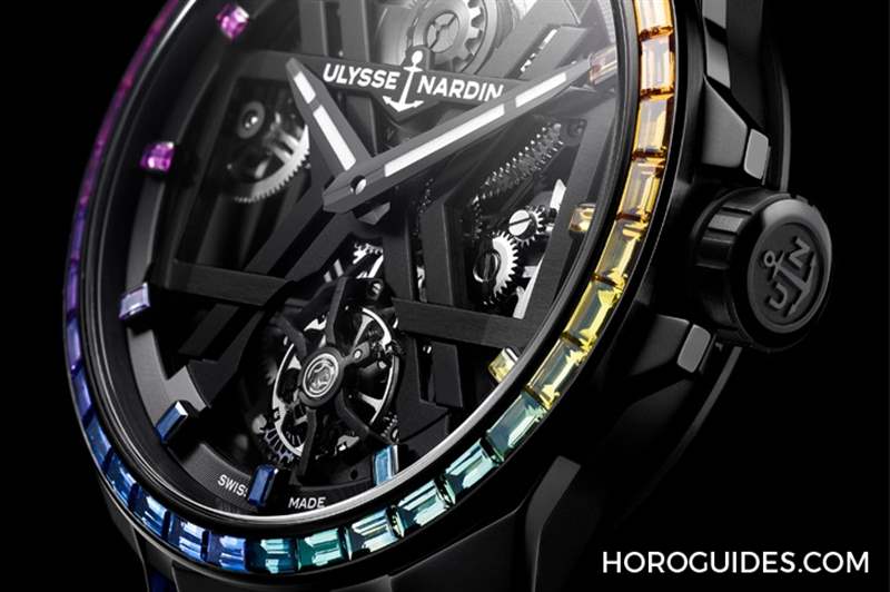 ULYSSE NARDIN - 以彩虹寶石圈入作，Ulysse Nardin Blast彩虹陀飛輪腕表、Lady Diver美人魚(yú)潛水彩虹腕