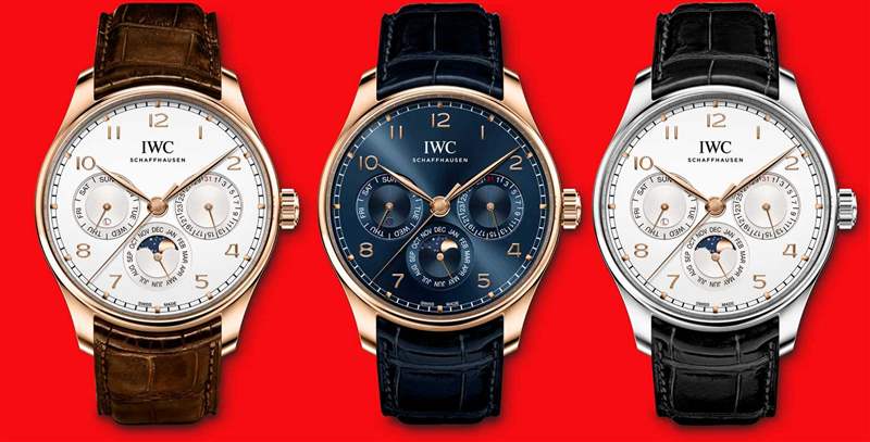 三個(gè)萬年歷是葡萄牙家族的新成員