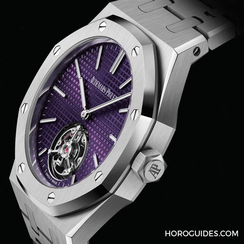AUDEMARS PIGUET - 愛彼RD#3又更小了！ 37mm款以墨紫面盤初亮相