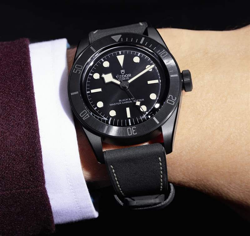 帝舵碧灣陶瓷大師計時腕表