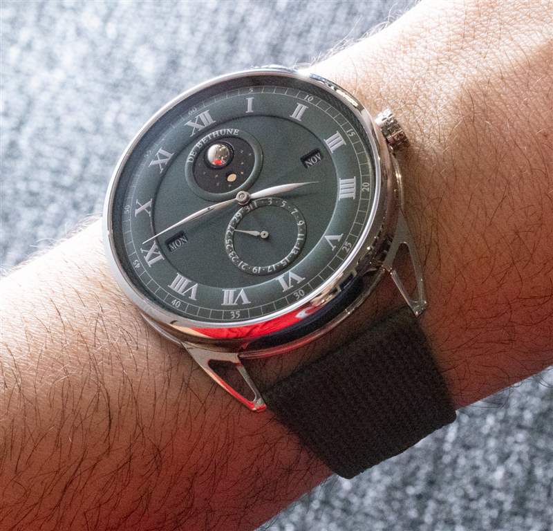 動手操作：De Bethune DB25 萬年歷綠色手表