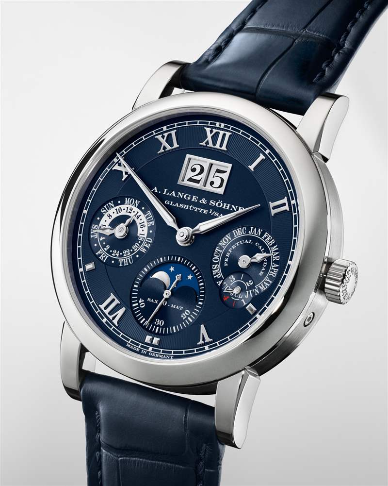 A. Lange & S?hne Langematik Perpetual 限量版藍(lán)色手表