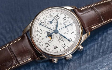 浪琴表大師系列月相計時碼表 L2.673.4.78.3 手表評論