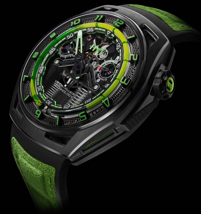 HYT Hastroid 綠色星云限量版腕表標志著品牌回歸