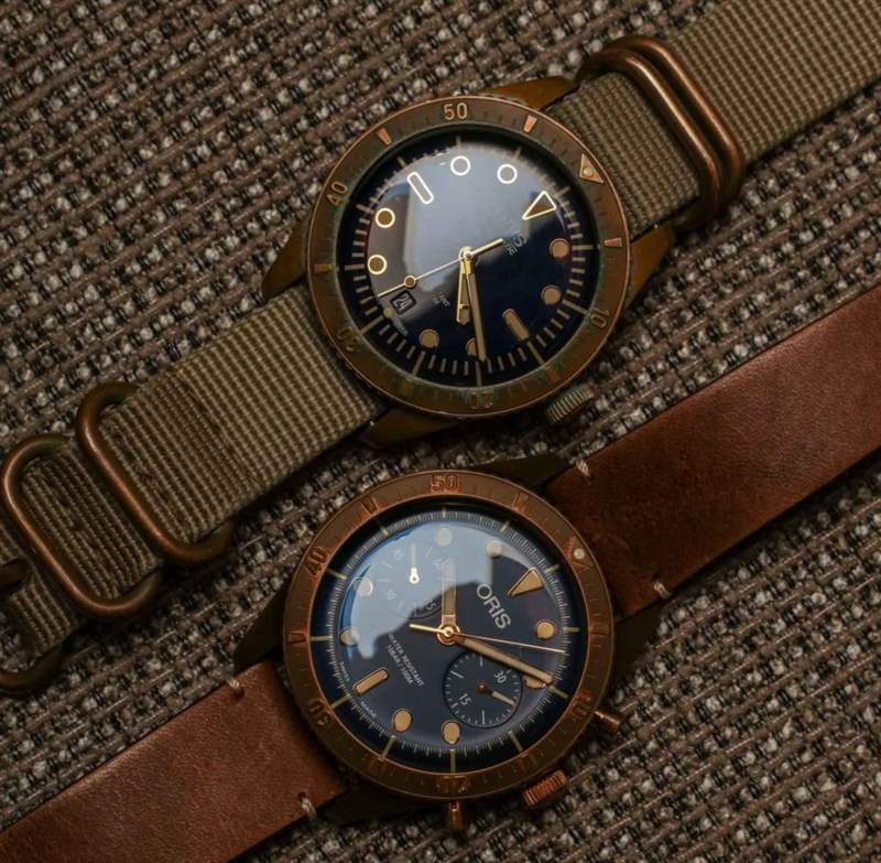 Oris Carl Brashear 計(jì)時碼表限量版青銅腕表