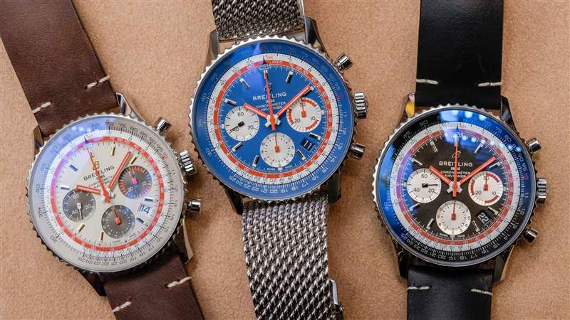 動手實踐：百年靈航空計時 B01 計時碼表 43 TWA、PAN-AM 和瑞士航空“膠囊系列”手表