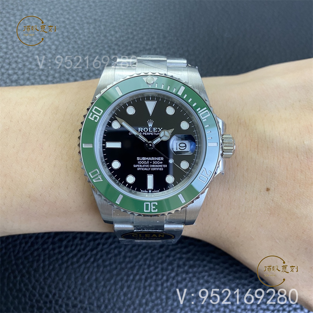 C廠41mm綠水鬼怎么樣-C廠clean廠勞力士綠水鬼126610復刻表3235機芯做工評測