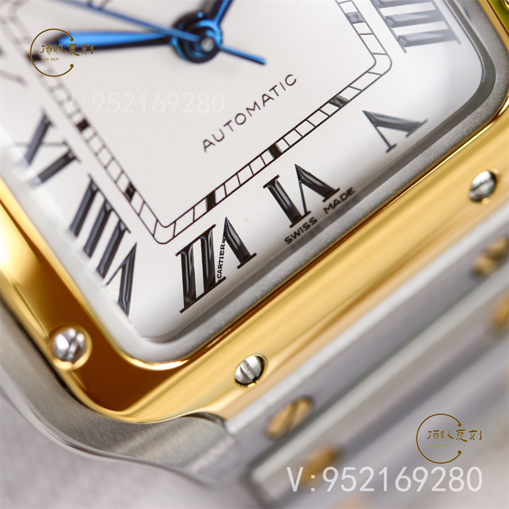 GF廠卡地亞35mm中號山度士復(fù)刻表鍍金新配色怎么樣