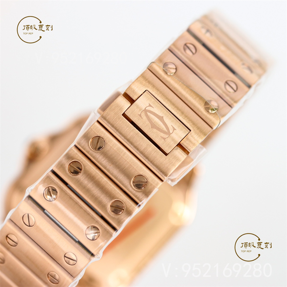 GF廠卡地亞35mm中號山度士復(fù)刻表鍍金新配色怎么樣