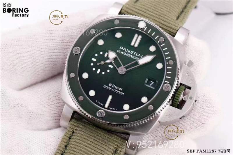 SBF廠(VS廠)沛納海pam1287綠潛行44mm腕表評測-復刻表