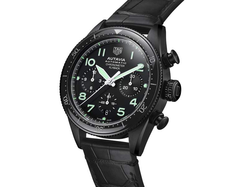 泰格豪雅 Autavia 飛返計時碼表的士兵形象。