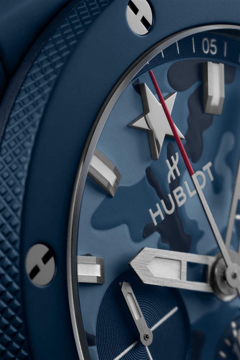 Hublot Big Bang Camo Texas 表盤(pán)特寫(xiě)