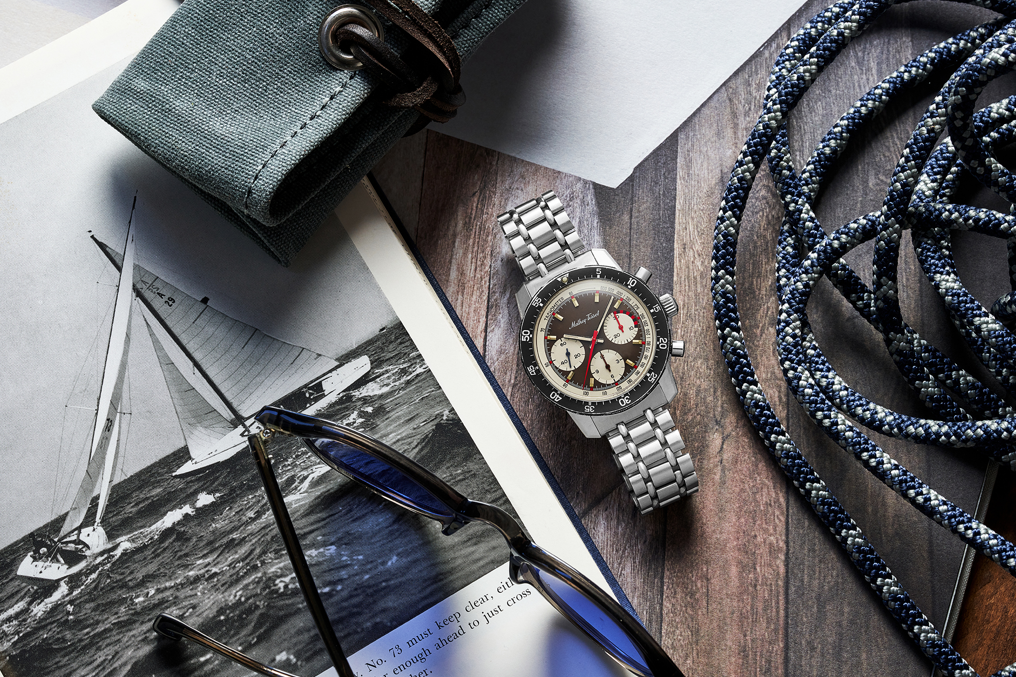 1970年代Mathey-Tissot熱帶表盤計時碼表布蘭登弗拉贊