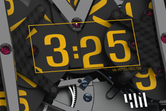 4N MVT01 closeup 弗朗索瓦·昆汀4N MVT01/D01/42手表