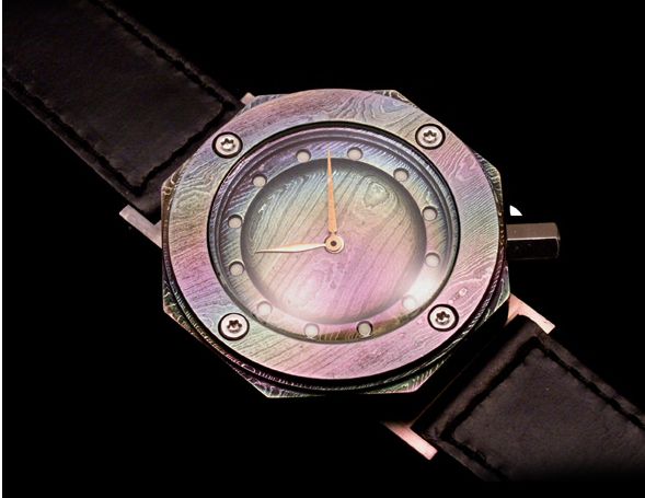 角動量顏色-TEC大馬士革手表