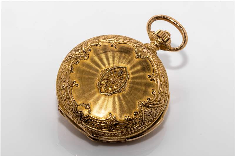 1894年Jacquemarts懷表三問報時表，配備LeCoultre機芯19/20 RMS