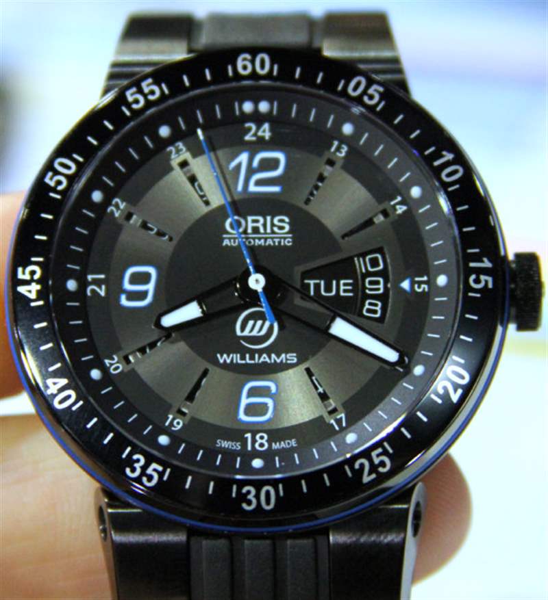 豪利時(shí)Oris Williams F1 Team Day Date DLC黑盤腕表