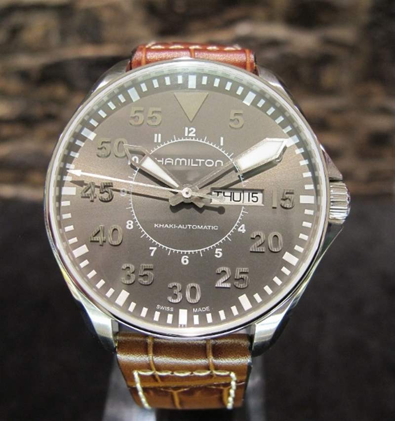 漢密爾頓卡其色飛行員46毫米自動(dòng)腕表