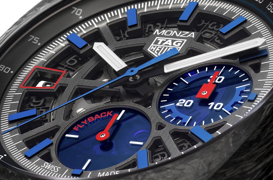 泰格豪雅經(jīng)典賽車表Monza回歸改用碳纖維表殼蛻變現(xiàn)代風(fēng)格