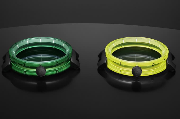 路易威登Tambour Moon飛行陀飛輪日內(nèi)瓦印記手表新增綠色與黃色藍(lán)寶石版本