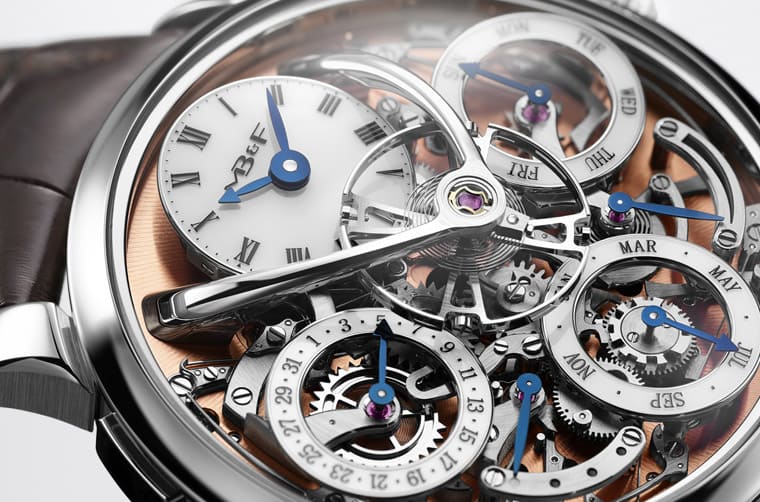 MB&F第一次以不銹鋼材質(zhì)打造Legacy Machine萬年歷鮭魚面新色好感度再加分