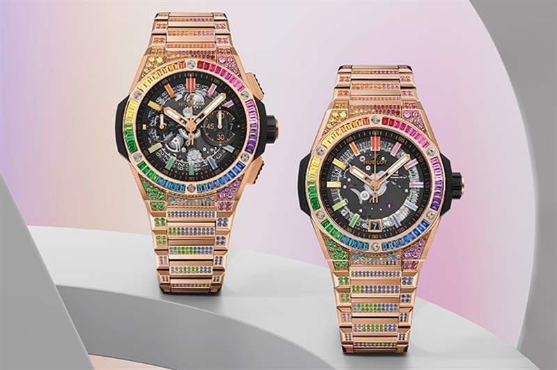 HUBLOT - 一種顏色不夠？ HUBLOT給大咖藏家們爆炸性視覺的彩虹豪表