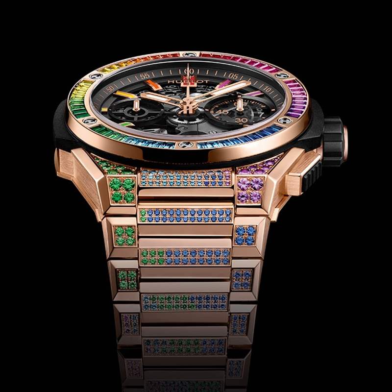 HUBLOT - 一種顏色不夠？ HUBLOT給大咖藏家們爆炸性視覺的彩虹豪表