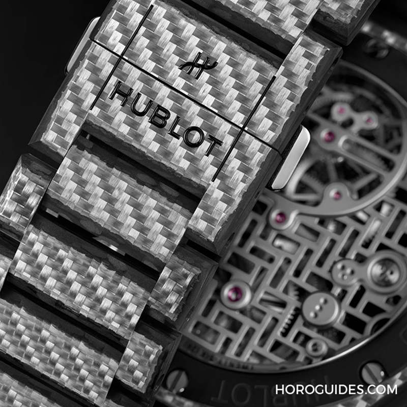 HUBLOT - HUBLOT BIG BANG陀飛輪全碳纖維鏈帶腕表材質(zhì)大師的輕量化杰作