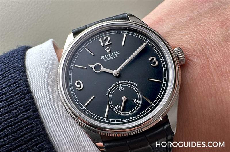 ROLEX - 勞力士全新系列Perpetual 1908，小三針、貴金屬、7140新機(jī)芯配透明底蓋