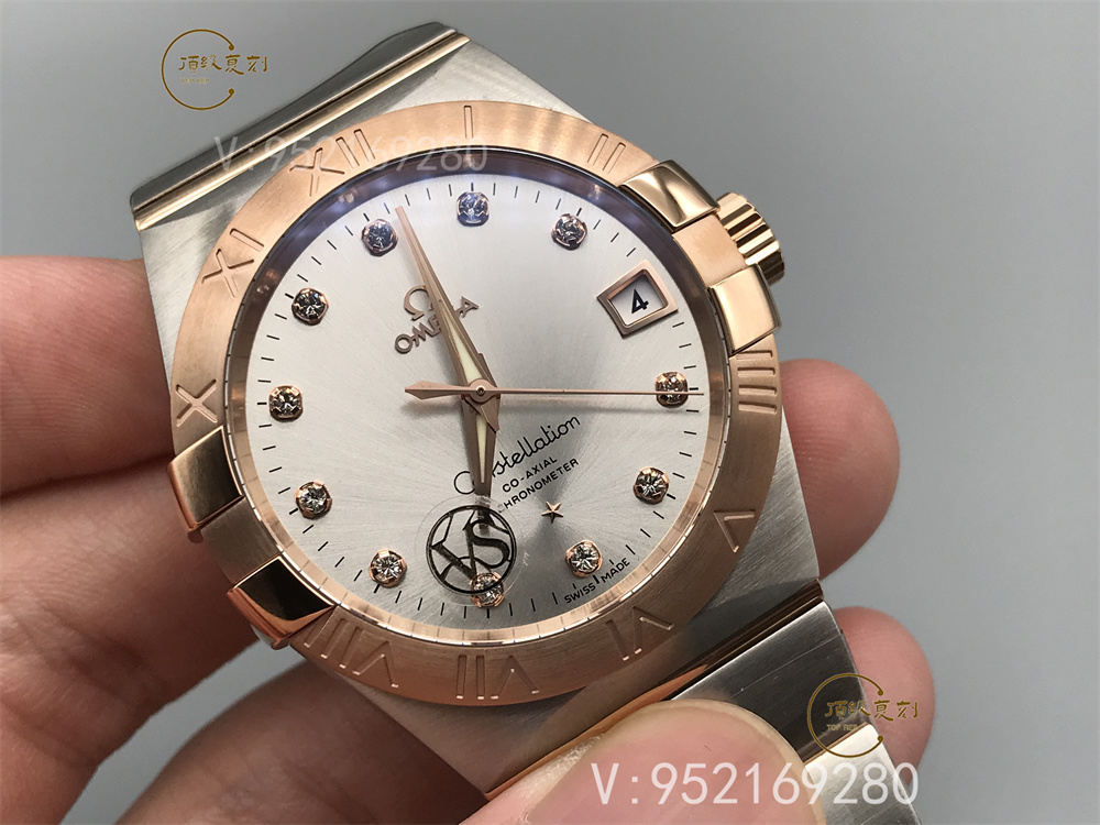 VS廠(SBF廠)歐米茄星座38mm間金白做工如何,對比正品怎么樣