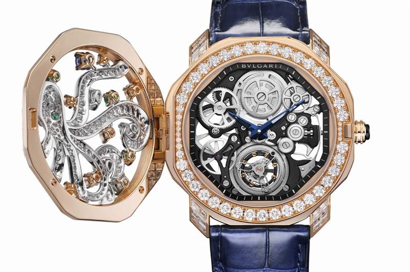 寶格麗推出Octo Roma高級(jí)珠寶腕表新作：鉆石海底章魚，古羅馬皇帝浮雕