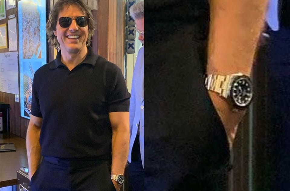 湯姆克魯斯宣傳新戲低調露出2023年剛入手的勞力士熱表