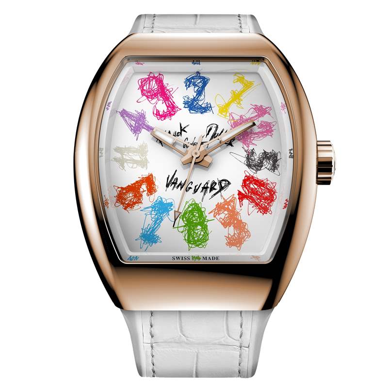 Franck Muller推出Vanguard Crazy Hours Hom Nguyen藝術(shù)家合作版限量腕表：瘋狂時(shí)標(biāo)字體