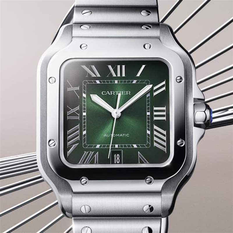 CARTIER 2023經(jīng)典飛行手表卡地亞Santos系列表帶快拆造型百變