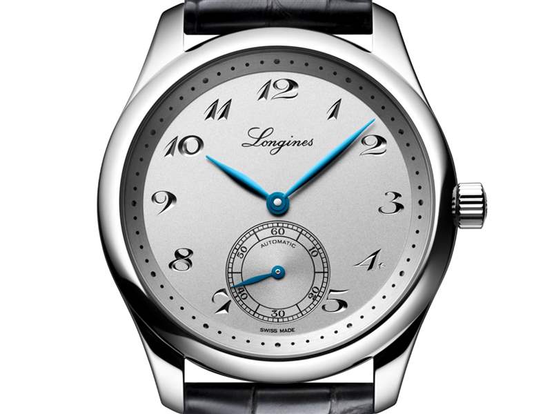 『新表』浪琴推出Master Small Seconds小秒針腕表：凹雕時標(biāo)