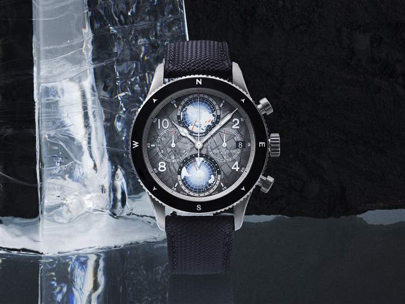 Montblanc新品亮點：1858無氧表殼世界時計時碼表，Minerva翻轉機芯計時碼表