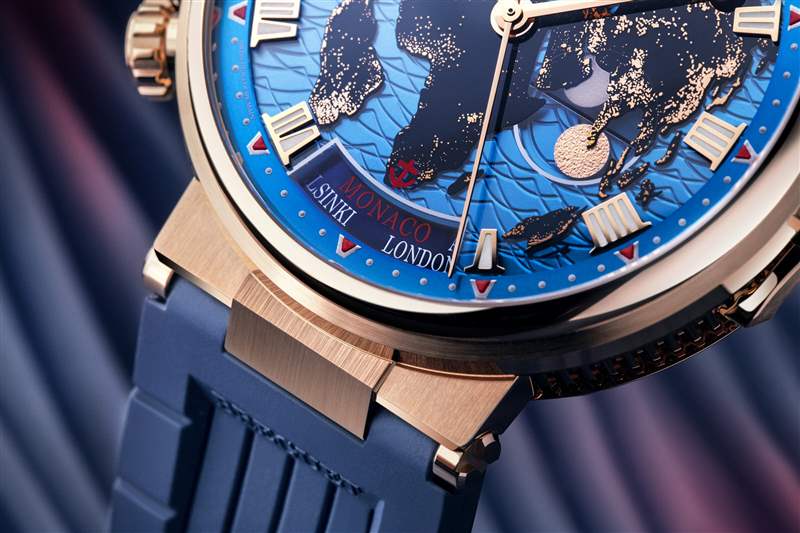 寶璣Breguet推出Marine Hora Mundi 5555世界時腕表：夜幕光輝