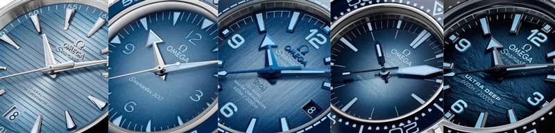 『新表』歐米茄推出8枚Seamaster 75th Anniversary Summer Blue海馬系列75周年腕表：藍色的變幻