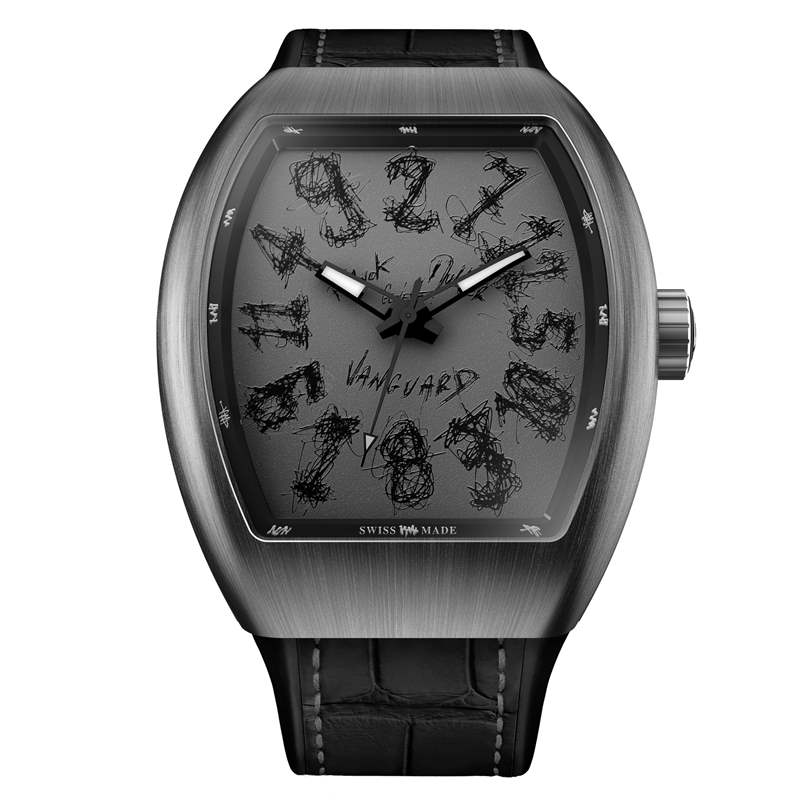 Franck Muller推出Vanguard Crazy Hours Hom Nguyen藝術(shù)家合作版限量腕表：瘋狂時(shí)標(biāo)字體