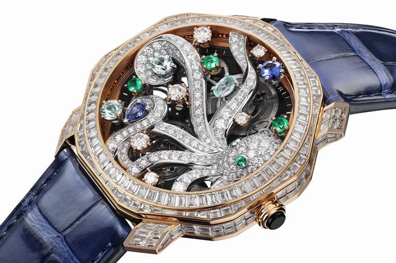 寶格麗推出Octo Roma高級(jí)珠寶腕表新作：鉆石海底章魚，古羅馬皇帝浮雕