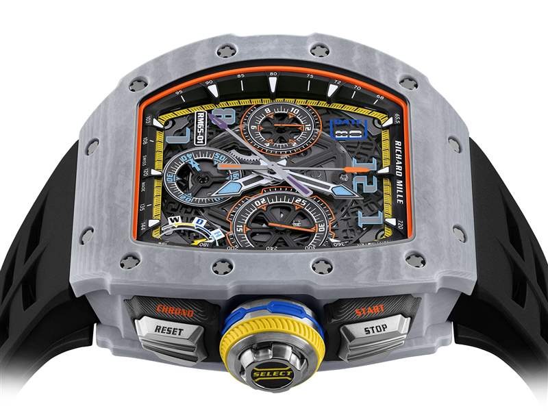 『新表』理查米爾推出灰色石英纖維表殼版RM 65-01 Split Seconds Chronograph雙追針計(jì)時(shí)碼表