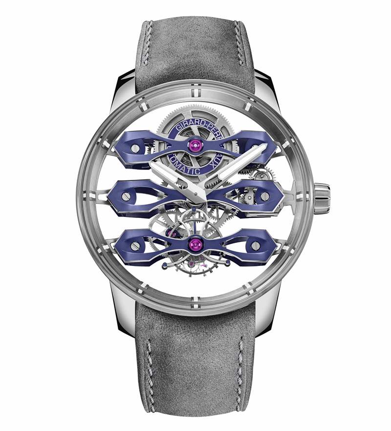 Bucherer推出3枚Bucherer Blue時計新作：Girard-Perregaux、H. Moser & Cie.和L’Epe?e合作版